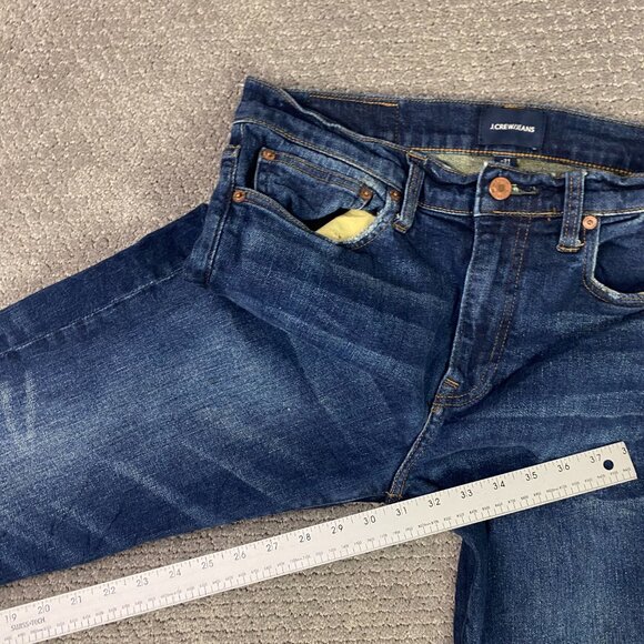 J. CREW 770 Kurabo Japanese Fabric Straight Fit Jeans Men's 31 x 32 Fit 32 x 31 - Picture 15 of 16